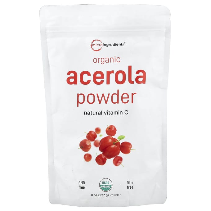 Micro Ingredients, Biologisch Acerolapoeder, 8 oz (227 gr)