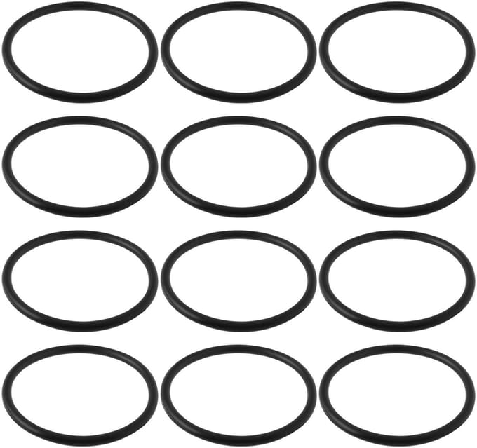 Cosensi- O-ring 12 Stuks - Rubber - Binnendiameter 4,3 cm - Buitendiameter 5,1 cm - Dikte 0,3 cm - Compatibel met Hayward/Pentair - Afdichtring