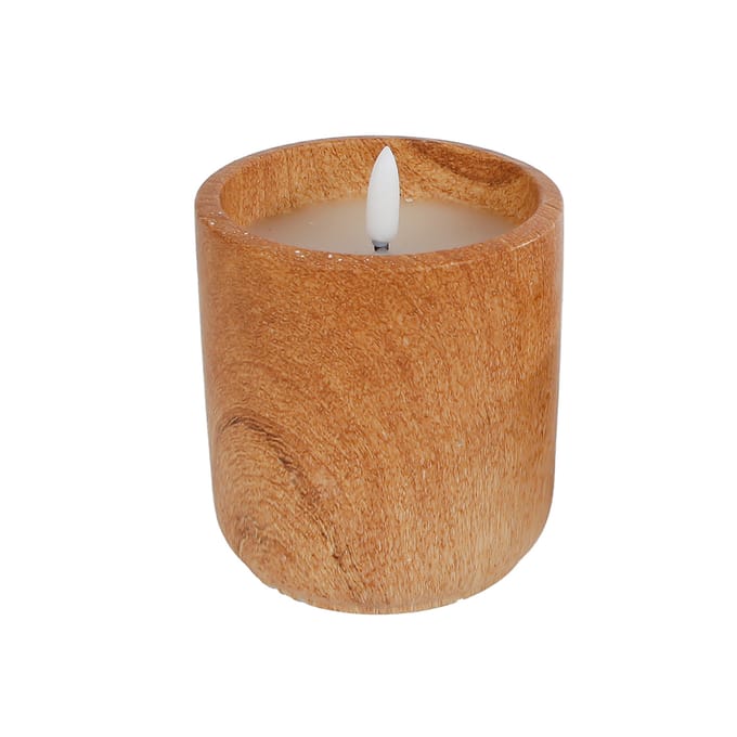 Sfeerverlichting Annet naturel/crème LED/aardewerk