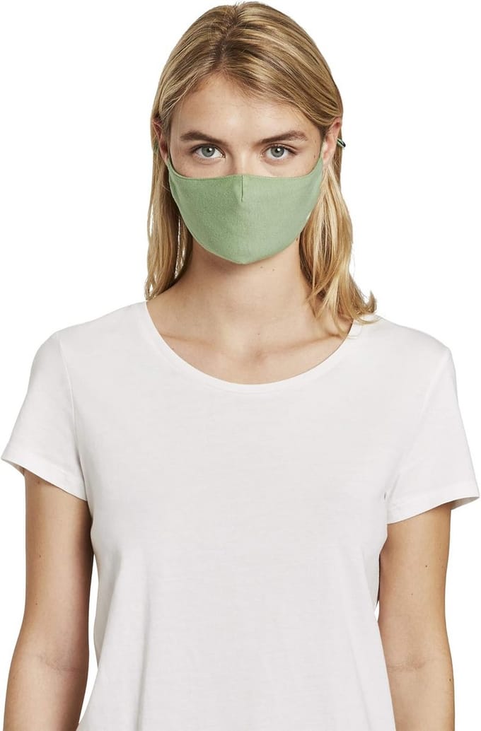 Beschermend Stofmasker Herbruikbaar Licht Mintgroen - Ademend Mondkapje
