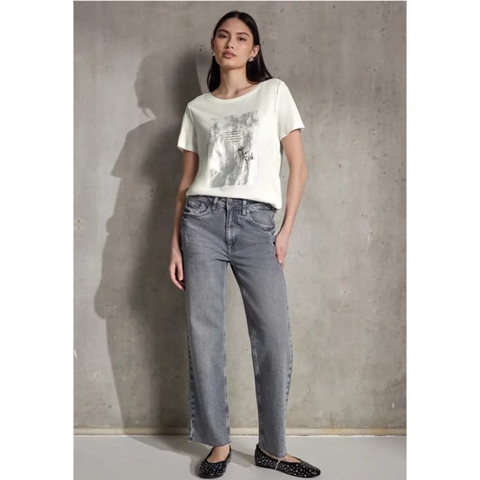 Shirt met foliedruk