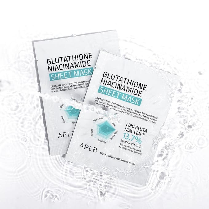 APLB - Glutathione Niacinamide Sheet Mask Set - Sheetmasker (10 stuks)