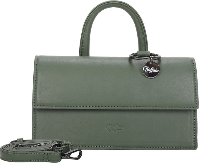 BUFFALO Handtas Schoudertas Muse Clap01 Crossbody Bag Dark Green Donkergroen