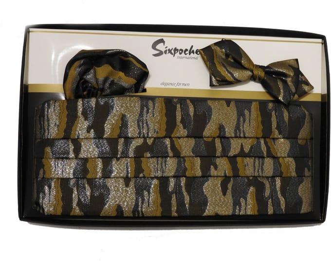 Strik pochet en cumberband retro jaren 80