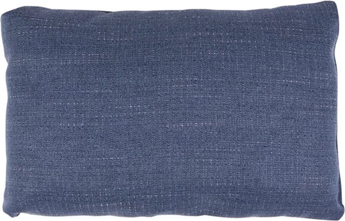 Sierkussens - sierkussenhoes 45x30 - polyester - blauw
