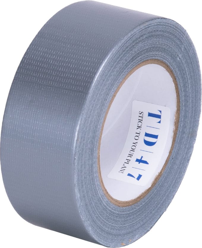 TD47 Ducttape 50mm x 50m Grijs