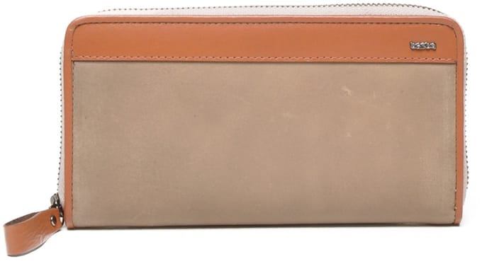 Berba | Bonneville | Damesportemonnee | 12 pasjes | RFID | Taupe | Leer