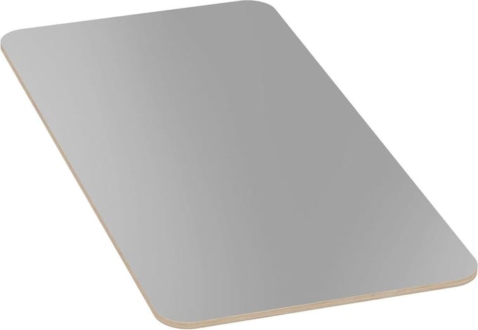 Multiplex Tafelblad - Werkblad Plaat - Meubels Maken - Krasbestendig Melamine - 120x70 cm - Grijs