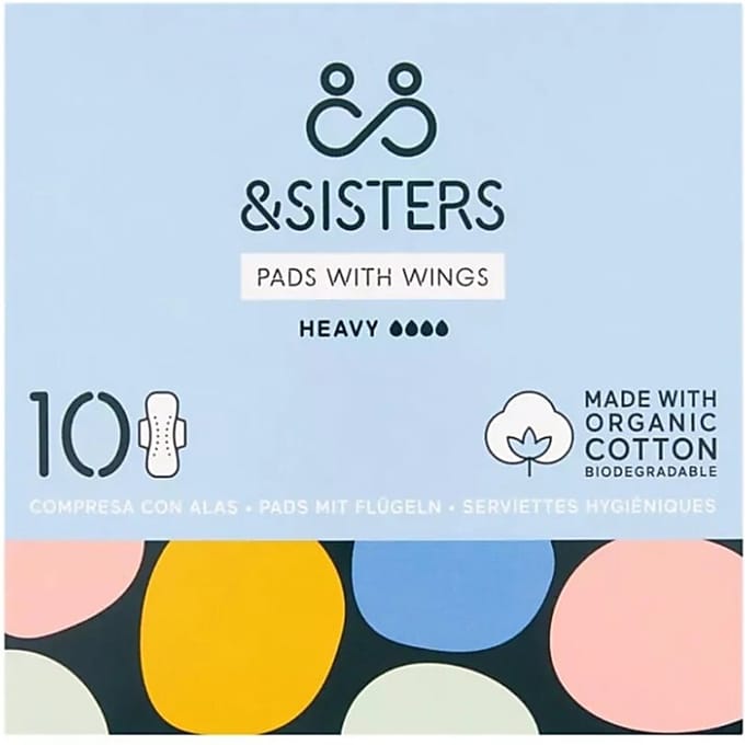 &Sisters Pads with wings - Heavy/Night 10