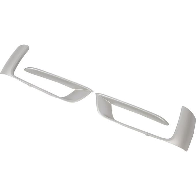 Paire de caches de phares antibrouillard 51117308044, garniture de calandre de pare-chocs avant pour X5 white