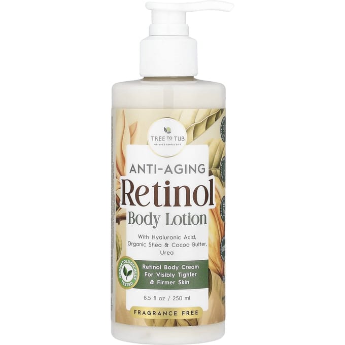 Lotion corporelle Rétinol Anti-Âge, Sans Parfum, 8.5 fl oz (250 ml)