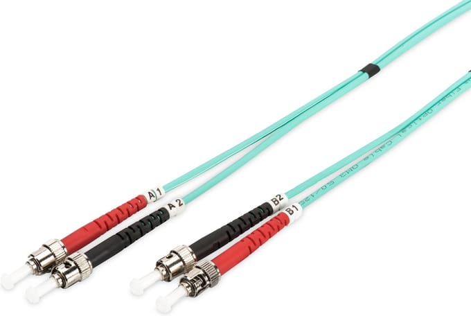 Digitus DK-2511-03/3 3m ST/BFOC ST/BFOC Blauw Glasvezel kabel