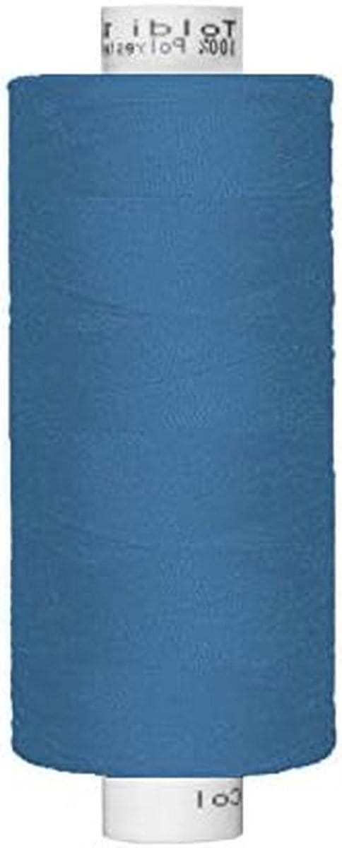 Naaigaren - Polyester Draad - Kleding Maken - Voor Alle Stoffen - 1000 Meter - Blauw