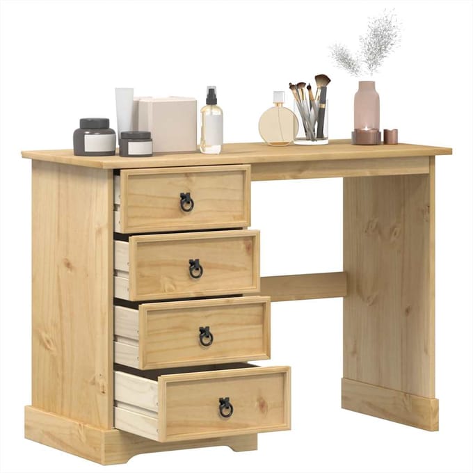 vidaXL - Kaptafel - Corona - 104x47x75 - cm - massief - grenenhout