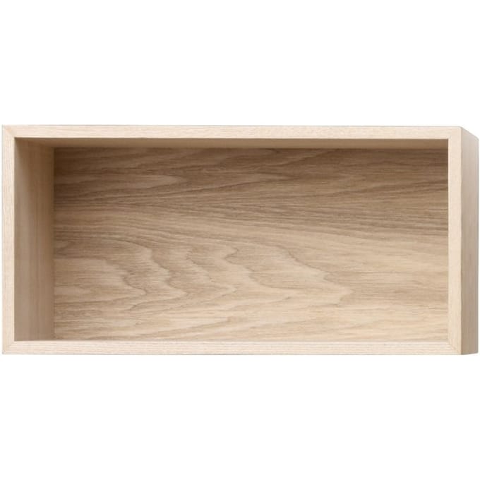Muuto Mini Stacked 2.0 met achterwand - klein - eiken