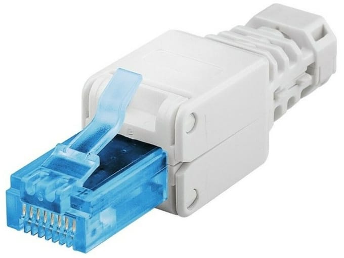 DANICOM UTP CAT6a Toolless RJ45 Connector - voor soepele en stugge kern