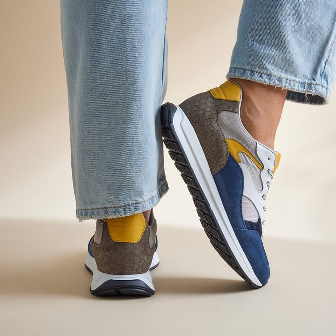 Vertice Sneakers wit Suede - Maat 43