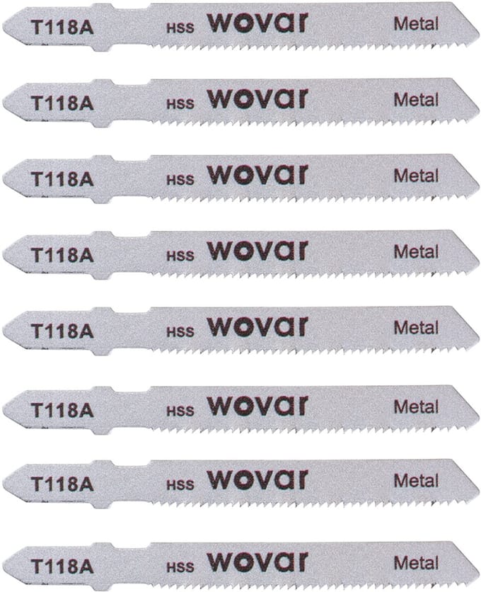 Wovar Decoupeerzaagbladen 118A Metaal Fijn | 50 Stuks | Decoupeerzaagjes