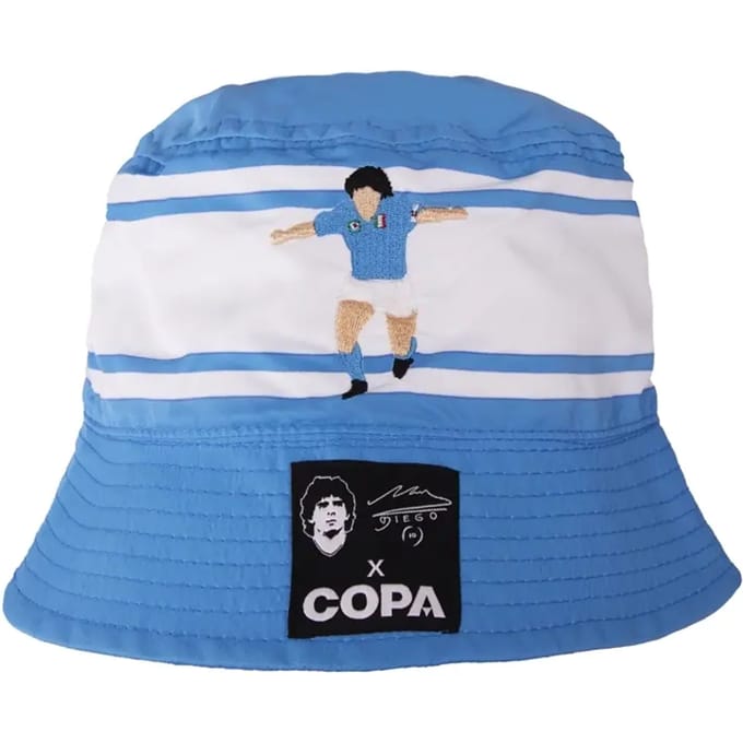 COPA - Maradona Napoli Embroidery Bucket Hat - Heren - One size