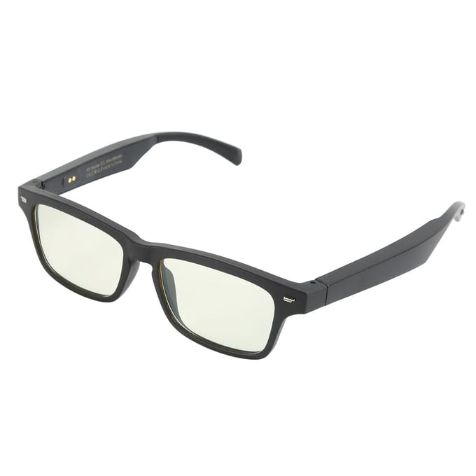 Lunettes Bluetooth Stéréo Réduction de Bruit Étanche Contrôle Tactile Conduction Osseuse Musique Intelligente