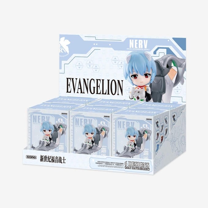 POP MART Figurines Evangelion Série Pilotes Boîte Aveugle