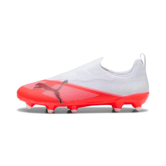Puma Ultra 7 Match Ll Fg/ag Junioren Voetbalschoenen Rood,Wit EU 18 1/2 Kinderen