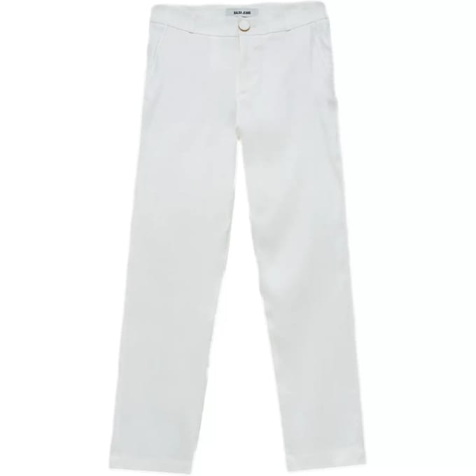 Linnen chino pantalon voor dames Salsa Jeans