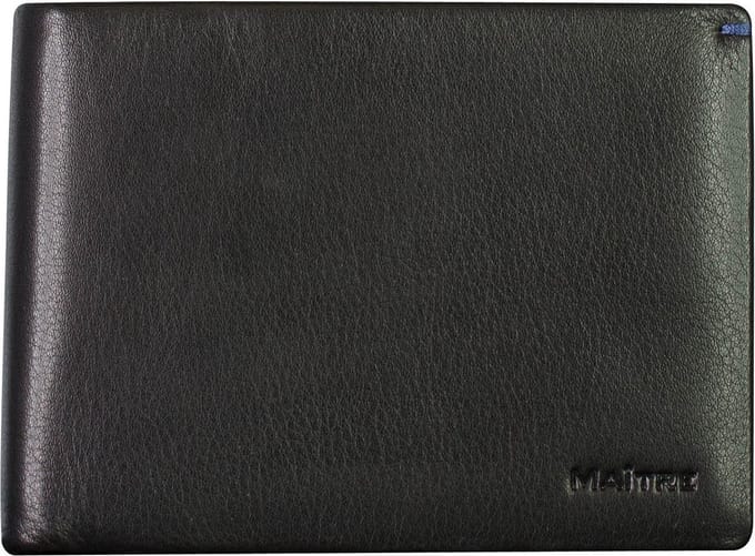 Maître Leren Portemonnee Herrstein Galbert BillFold H7 Black Zwart