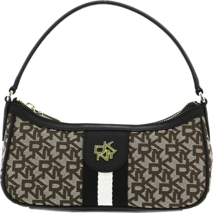DKNY Schoudertas Carol Shoulder Bag Chino / Blk Bruine Veelkleurig