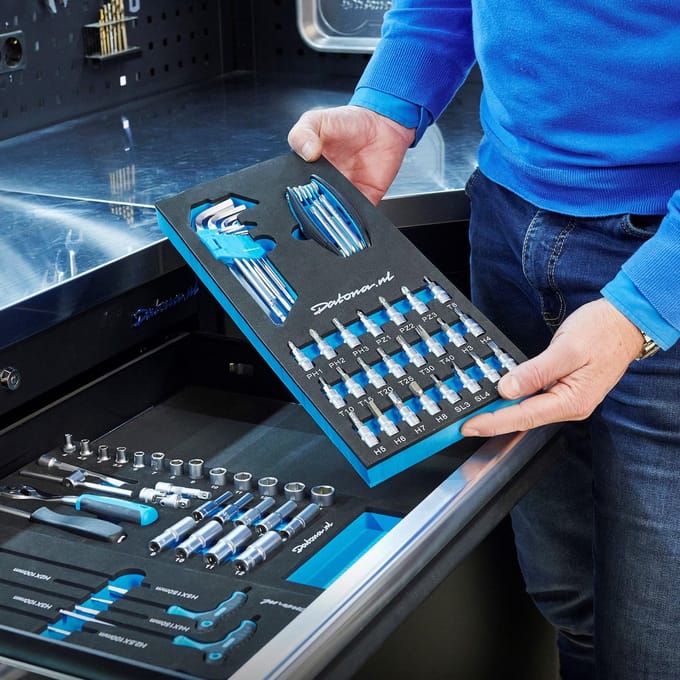 Datona® Inbus- en bitset 40-delig in Pro softmodule