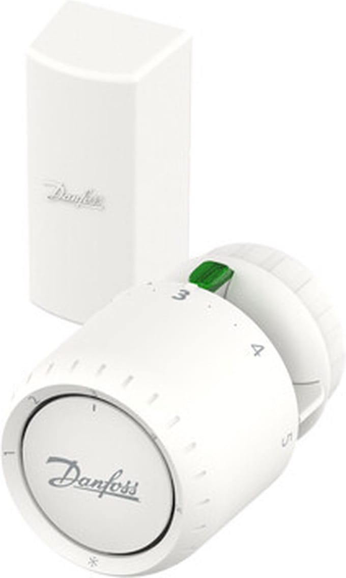 Danfoss Aveo RA standard thermostat snap-on with remote sensor - 2 m