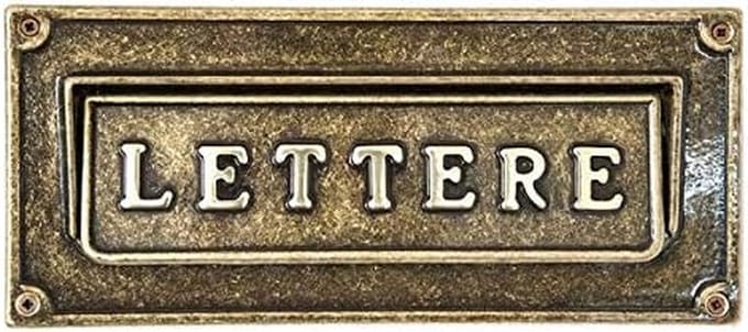 Brievenbus Opening - Postgleuf Messing - Post Ontvangen - Weerbestendig Ontwerp - 30 x 13 cm - Messing