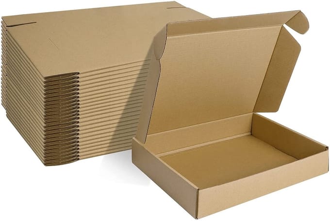 Dailygoods - Kleine Verzendingdozen - 25 Stuks Opvouwbare Kartonnen Dozen