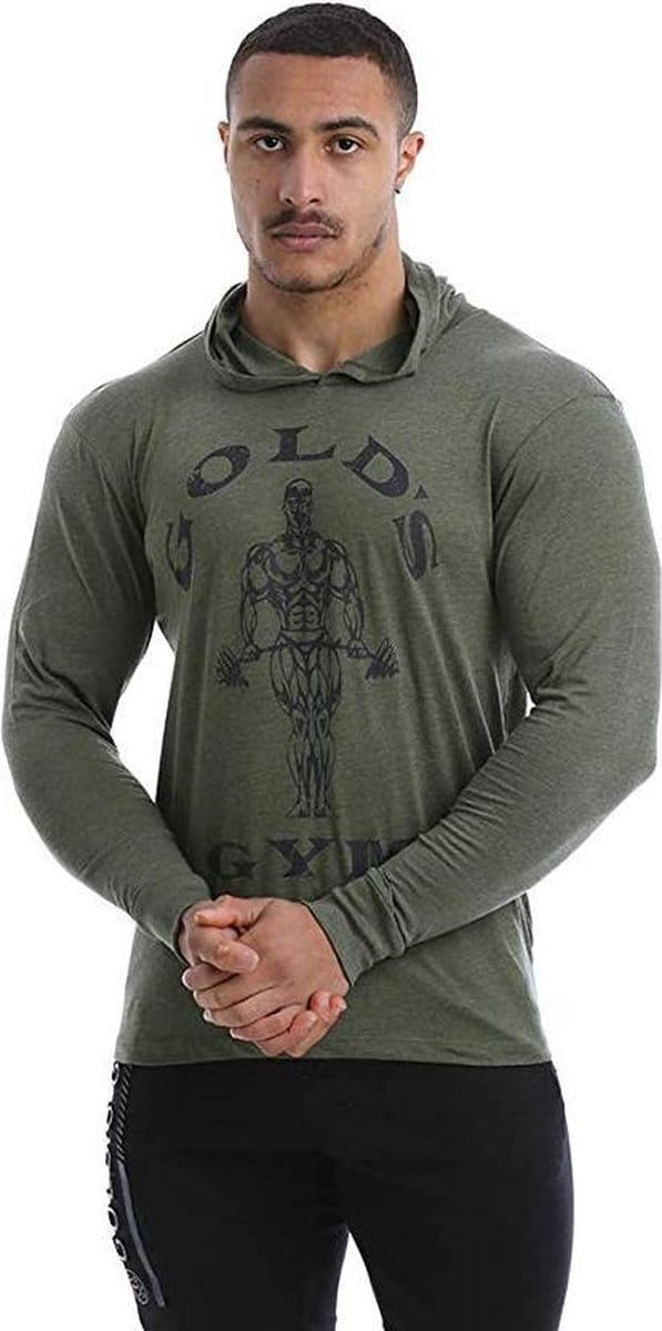 Muscle Joe Long Sleeve T-Shirt - Army Marl - M