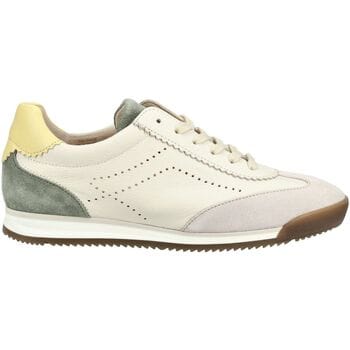 Gabor Sneakers wit/ groen Leer