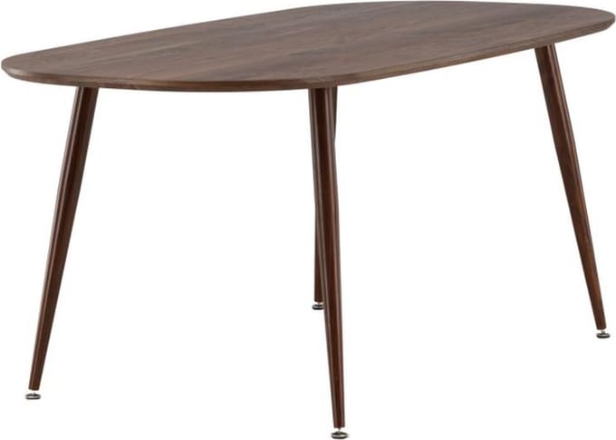 Svea - Viro deens ovale eettafel - 180 x 90 cm - donkerbruin