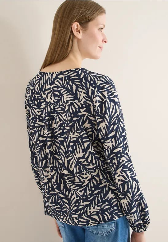 Blouse met knoop