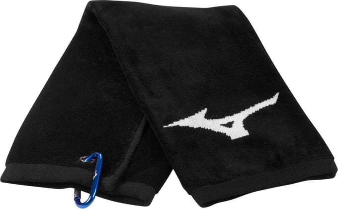 Mizuno RB Trifold Towel - Golfhanddoek - Zwart