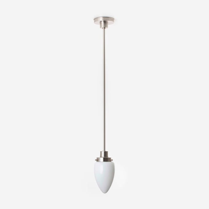 Hanglamp Menhir Small 20's Matnikkel - Art Deco Trade