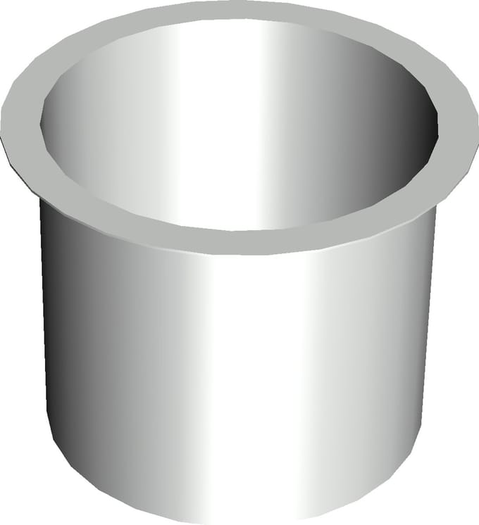 Tapeind Bakgoot | Ø100 mm | 9 Cm