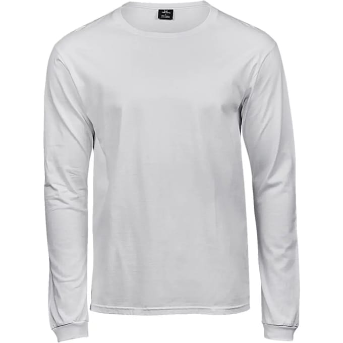 Tee Jays - Fashion Sof T-shirt lange mouwen - White maat 4XL