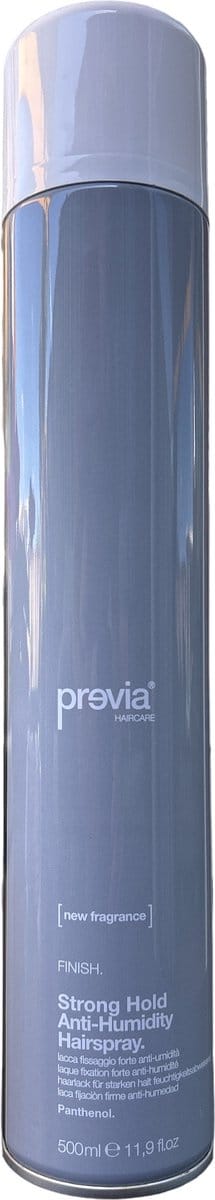 previa Finish Strong Hold Anti-Humidity Hairspray 500ml