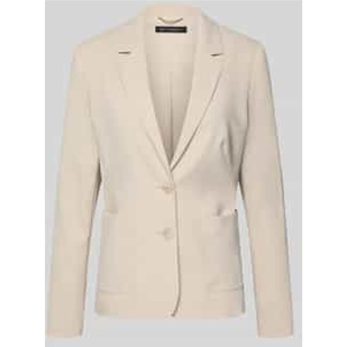 slim fit blazer met reverskraag
