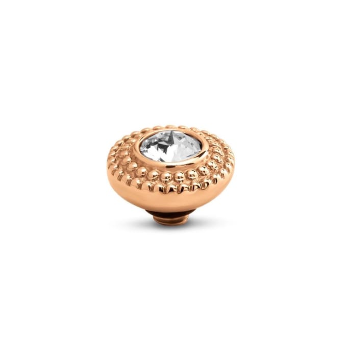 Melano Twisted Crystal Bali Steentje Crystal | Rosé