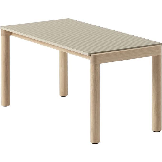 Muuto Couple Salontafel 40 x 84 - sand - wavy