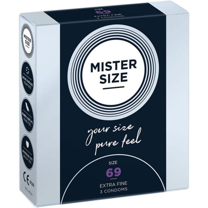 MISTER SIZE 69 Ultra Dunne XXXL condooms (3 pack)