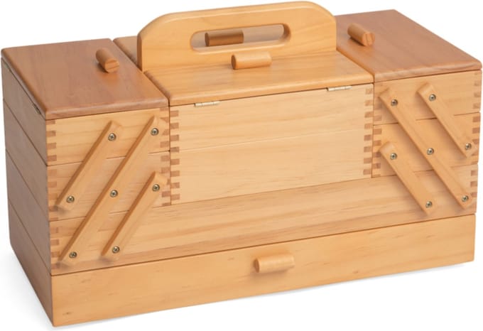 Houten naaibox