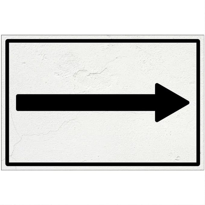 Pijl bord | Forex Re materiaal | 60 x 40 cm