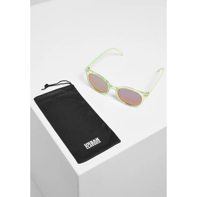 Urban Classics - 108 Sunglasses UC neonyellow/black one size Zonnebril - Geel/Zwart