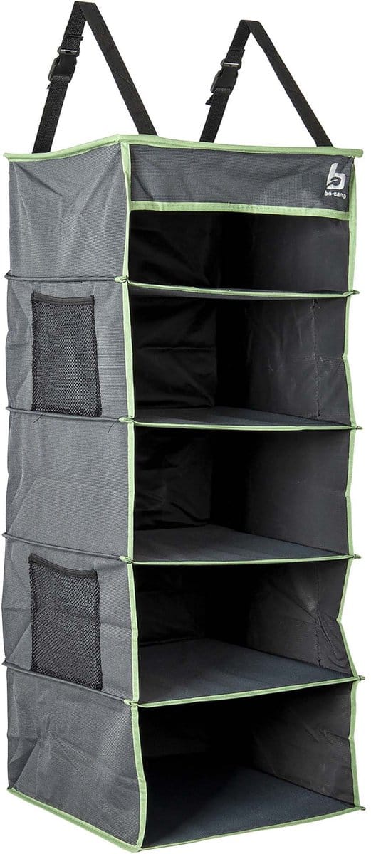 Bo-Camp - Hangkast - Campingkast - Organizer - 5 Vakken